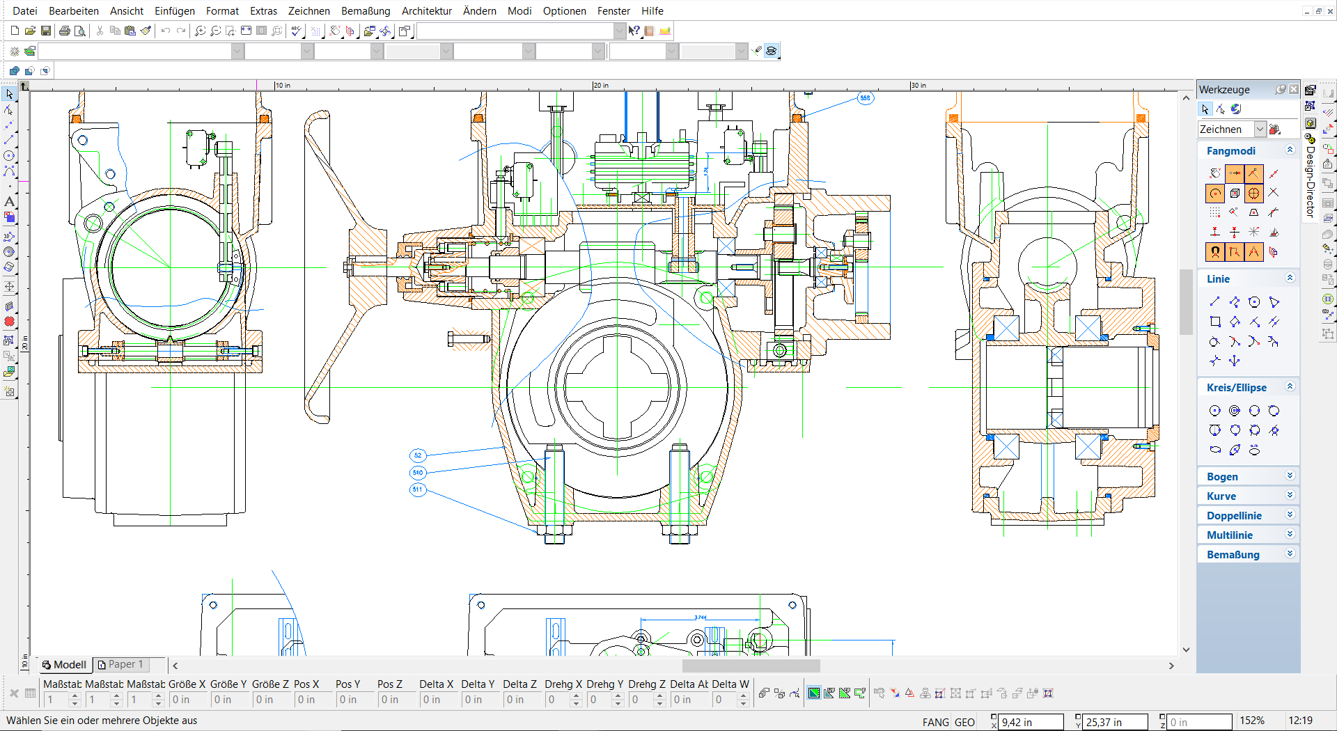 Erstklassige und professionelle 2D-/3D-CAD-Software 